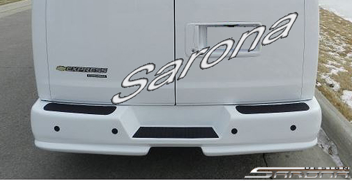 Custom Chevy Van Rear Bumper  All Styles (1996 - 2024) - $650.00 (Part #CH-001-RB)